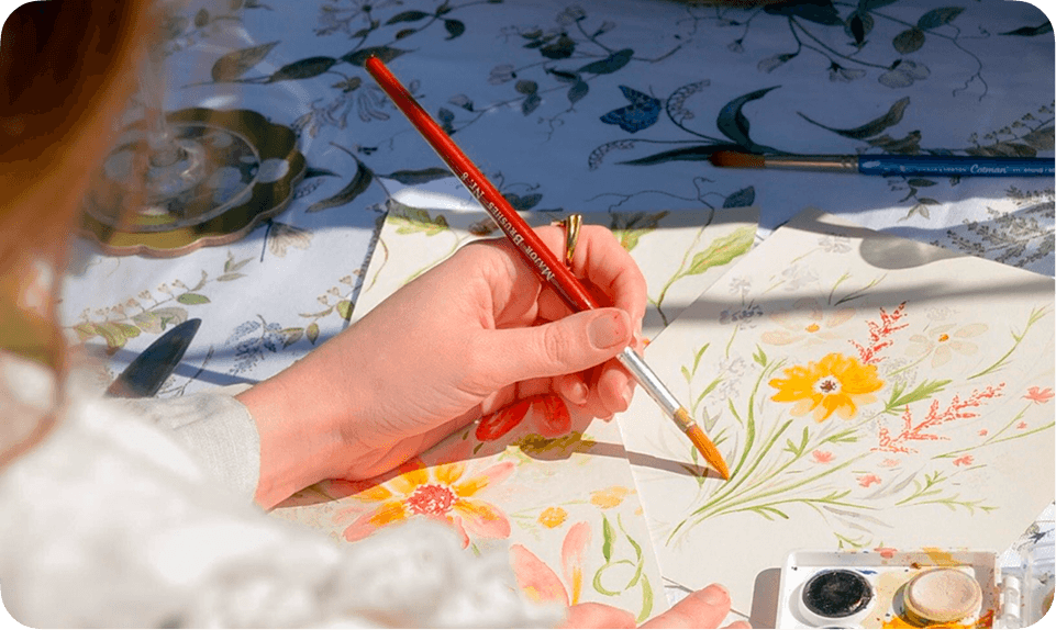 Botanical Watercolour Paintinf Workshop