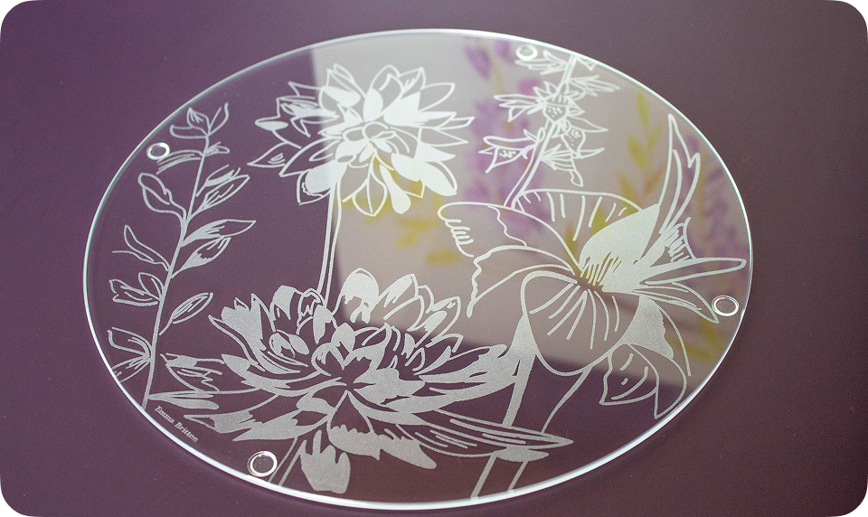 Festive Glass Mat/Centrepiece Workshop